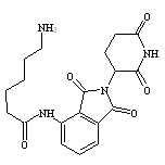 6-Amino-N-[2-(2,6-dioxo-3-piperidyl)-1,3-dioxo-4-isoindolinyl]hexanamide