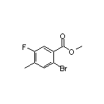 Methyl 2-Bromo-5-fluoro-4-methylbenzoate
