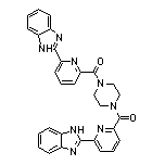 Piperazine-1,4-diylbis[[6-(2-benzimidazolyl)-2-pyridyl]methanone]