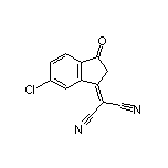 2-(6-Chloro-3-oxo-2,3-dihydro-1H-inden-1-ylidene)malononitrile