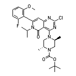 4-[(2S,5R)-4-Boc-2,5-dimethylpiperazin-1-yl]-2-chloro-7-(2-fluoro-6-methoxyphenyl)-6-isopropylpyrido[4,3-d]pyrimidin-5(6H)-one