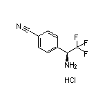 (S)-4-(1-Amino-2,2,2-trifluoroethyl)benzonitrile Hydrochloride