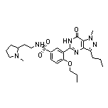3-(1-Methyl-7-oxo-3-propyl-6,7-dihydro-1H-pyrazolo[4,3-d]pyrimidin-5-yl)-N-[2-(1-methylpyrrolidin-2-yl)ethyl]-4-propoxybenzenesulfonamide