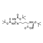 (S)-2-[(tert-Butoxycarbonyl)amino]-5-[(2,2,10,10-tetramethyl-4,8-dioxo-3,9-dioxa-5,7-diazaundecan-6-ylidene)amino]pentanoic Acid