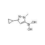 (3-Cyclopropyl-1-methyl-1H-pyrazol-5-yl)boronic Acid