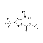 [1-(tert-Butoxycarbonyl)-3-(trifluoromethyl)-1H-pyrazol-5-yl]boronic Acid