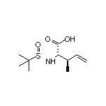 (2S,3R)-2-[(S)[(tert-butyl)sulfinyl]amino]-3-methyl-4-pentenoic Acid