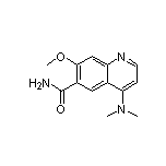 4-(Dimethylamino)-7-methoxyquinoline-6-carboxamide