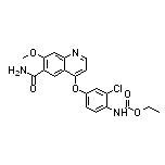 Ethyl [4-[(6-Carbamoyl-7-methoxyquinolin-4-yl)oxy]-2-chlorophenyl]carbamate
