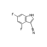 4,6-Difluoroindole-3-carbonitrile