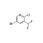 5-Bromo-2-chloro-3-(difluoromethyl)pyridine
