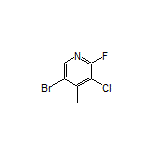 5-Bromo-3-chloro-2-fluoro-4-methylpyridine