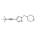 1-[(4-Tetrahydropyranyl)methyl]-4-[(trimethylsilyl)ethynyl]pyrazole