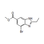 Methyl 4-Bromo-2-ethylbenzimidazole-6-carboxylate