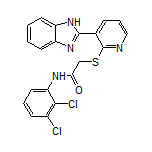2-[[3-(2-Benzimidazolyl)-2-pyridyl]thio]-N-(2,3-dichlorophenyl)acetamide