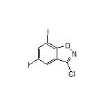 3-Chloro-5,7-diiodobenzisoxazole
