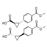 trans-2-[4-(Methoxycarbonyl)phenyl]cyclopropanecarboxylic Acid