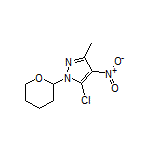 5-Chloro-3-methyl-4-nitro-1-(2-tetrahydropyranyl)pyrazole