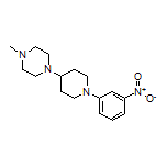1-Methyl-4-[1-(3-nitrophenyl)-4-piperidyl]piperazine