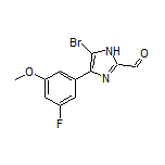 5-Bromo-4-(3-fluoro-5-methoxyphenyl)imidazole-2-carbaldehyde