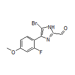 5-Bromo-4-(2-fluoro-4-methoxyphenyl)imidazole-2-carbaldehyde