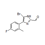 5-Bromo-4-(4-fluoro-2-methylphenyl)imidazole-2-carbaldehyde