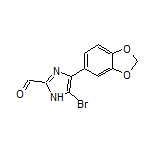 4-(1,3-Benzodioxol-5-yl)-5-bromoimidazole-2-carbaldehyde