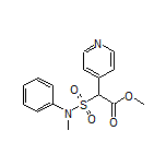 Methyl 2-(N-Methyl-N-phenylsulfamoyl)-2-(4-pyridyl)acetate