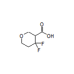 4,4-Difluorotetrahydro-2H-pyran-3-carboxylic Acid