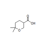 6,6-Dimethyloxane-3-carboxylic Acid