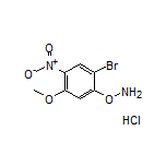 O-(2-Bromo-5-methoxy-4-nitrophenyl)hydroxylamine Hydrochloride