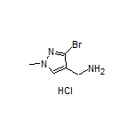 3-Bromo-1-methylpyrazole-4-methanamine Hydrochloride