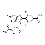 Methyl (S)-2-[[2-[2,6-Difluoro-4-(methylcarbamoyl)phenyl]-7-methylimidazo[1,2-a]pyridin-3-yl]methyl]morpholine-4-carboxylate