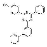 2-(3-Biphenylyl)-4-(4-bromophenyl)-6-phenyl-1,3,5-triazine
