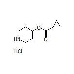 4-Piperidyl Cyclopropanecarboxylate Hydrochloride
