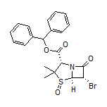 Benzhydryl (2S,5R,6S)-6-Bromo-3,3-dimethyl-7-oxo-4-thia-1-azabicyclo[3.2.0]heptane-2-carboxylate 4-Oxide