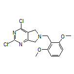 2,4-Dichloro-6-(2,6-dimethoxybenzyl)-6,7-dihydro-5H-pyrrolo[3,4-d]pyrimidine