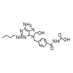 2-[4-[[6-Amino-2-(butylamino)-8-hydroxy-9H-purin-9-yl]methyl]benzamido]acetic Acid