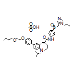 (S)-8-[4-(2-Butoxyethoxy)phenyl]-1-isobutyl-N-[4-[[(1-propyl-5-imidazolyl)methyl]sulfinyl]phenyl]-1,2,3,4-tetrahydrobenzo[b]azocine-5-carboxamide Mesylate