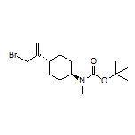 trans-N-Boc-4-(3-bromo-1-propen-2-yl)-N-methylcyclohexanamine