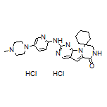2’-[[5-(4-Methyl-1-piperazinyl)-2-pyridyl]amino]-7’,8’-dihydro-6’H-spiro[cyclohexane-1,9’-pyrazino[1’,2’:1,5]pyrrolo[2,3-d]pyrimidin]-6’-one Dihydrochloride