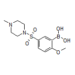 2-Methoxy-5-[(4-methyl-1-piperazinyl)sulfonyl]phenylboronic Acid