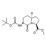 Methyl (3S,6S,8aS)-6-(Boc-amino)-5-oxooctahydroindolizine-3-carboxylate
