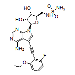 4-Amino-7-[(2R,3R,4S,5R)-3,4-dihydroxy-5-[(sulfamoylamino)methyl]oxolan-2-yl]-5-[2-(2-ethoxy-6-fluorophenyl)ethynyl]pyrrolo[2,3-d]pyrimidine