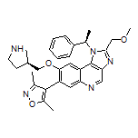 4-[2-(Methoxymethyl)-1-[(R)-1-phenylethyl]-8-[(S)-pyrrolidin-3-ylmethoxy]-1H-imidazo[4,5-c]quinolin-7-yl]-3,5-dimethylisoxazole