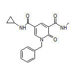 1-Benzyl-N5-cyclopropyl-N3-methyl-2-oxo-1,2-dihydropyridine-3,5-dicarboxamide