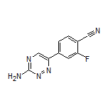 4-(3-Amino-1,2,4-triazin-6-yl)-2-fluorobenzonitrile