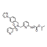 Isopropyl 2-[[6-[[N-[4-(1-Pyrazolyl)benzyl]pyridine-3-sulfonamido]methyl]-2-pyridyl]amino]acetate
