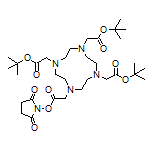 Tri-tert-butyl 2,2’,2’’-[10-[2-[(2,5-Dioxopyrrolidin-1-yl)oxy]-2-oxoethyl]-1,4,7,10-tetraazacyclododecane-1,4,7-triyl]triacetate