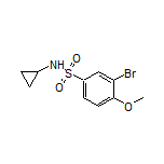 3-Bromo-N-cyclopropyl-4-methoxybenzenesulfonamide